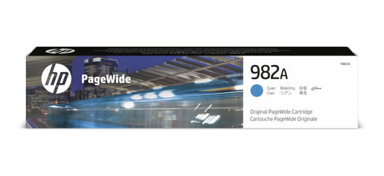 Picture of HP 982A Cyan Original PageWide Cartridge