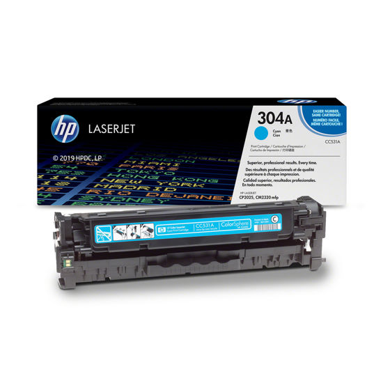 Picture of HP 304A Cyan Original LaserJet Toner Cartridge