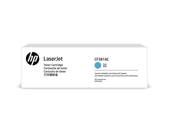 Picture of HP Cyan Contract Original LaserJet Toner Cartridge