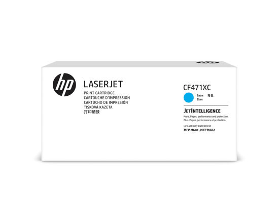 Picture of HP Cyan Contract Original LaserJet Toner Cartridge 
