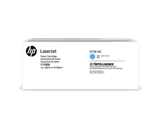 Picture of HP High Yield Cyan Contract Original LaserJet Toner Cartridge