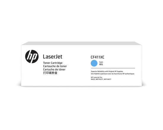 Picture of HP High Yield Cyan Contract Original LaserJet Toner Cartridge