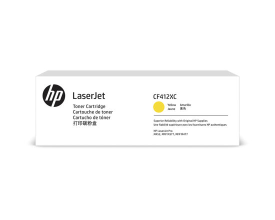Picture of HP High Yield Yellow Contract Original LaserJet Toner Cartridge