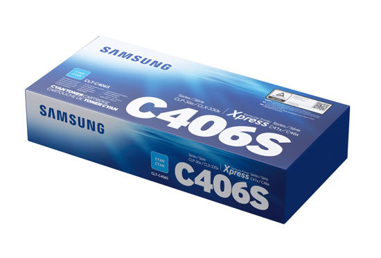 Picture of Samsung CLT-C406S Cyan Toner Cartridge